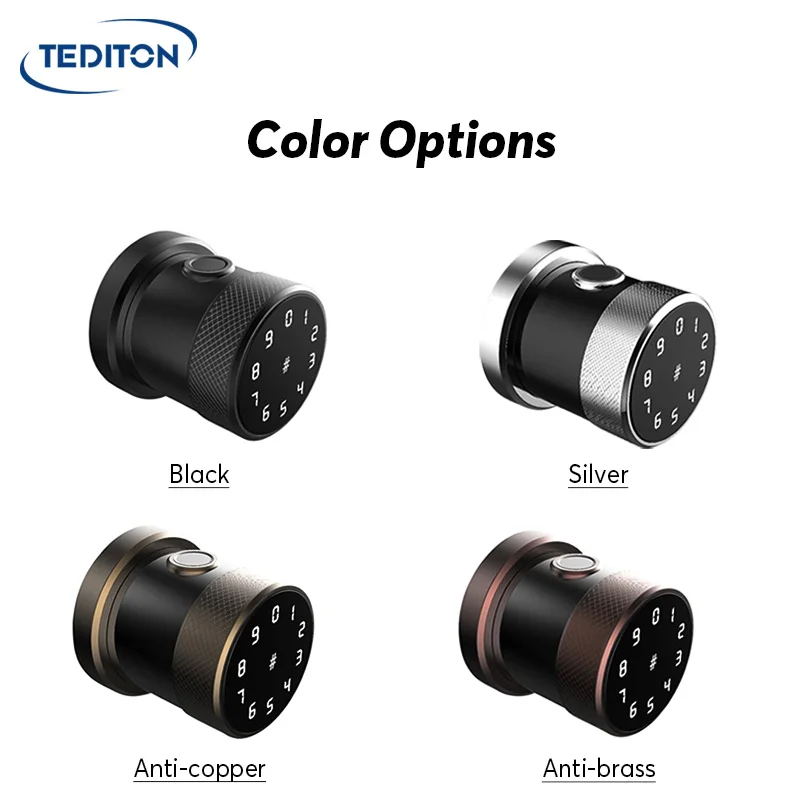 Tediton wifi biometric fingerprint door lock Smart door lock fingerprint App electronic lock
