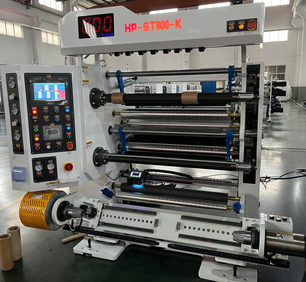 HP-ST900 BOPP/CPP/PET/paper reel cutting slitter rewinder machine