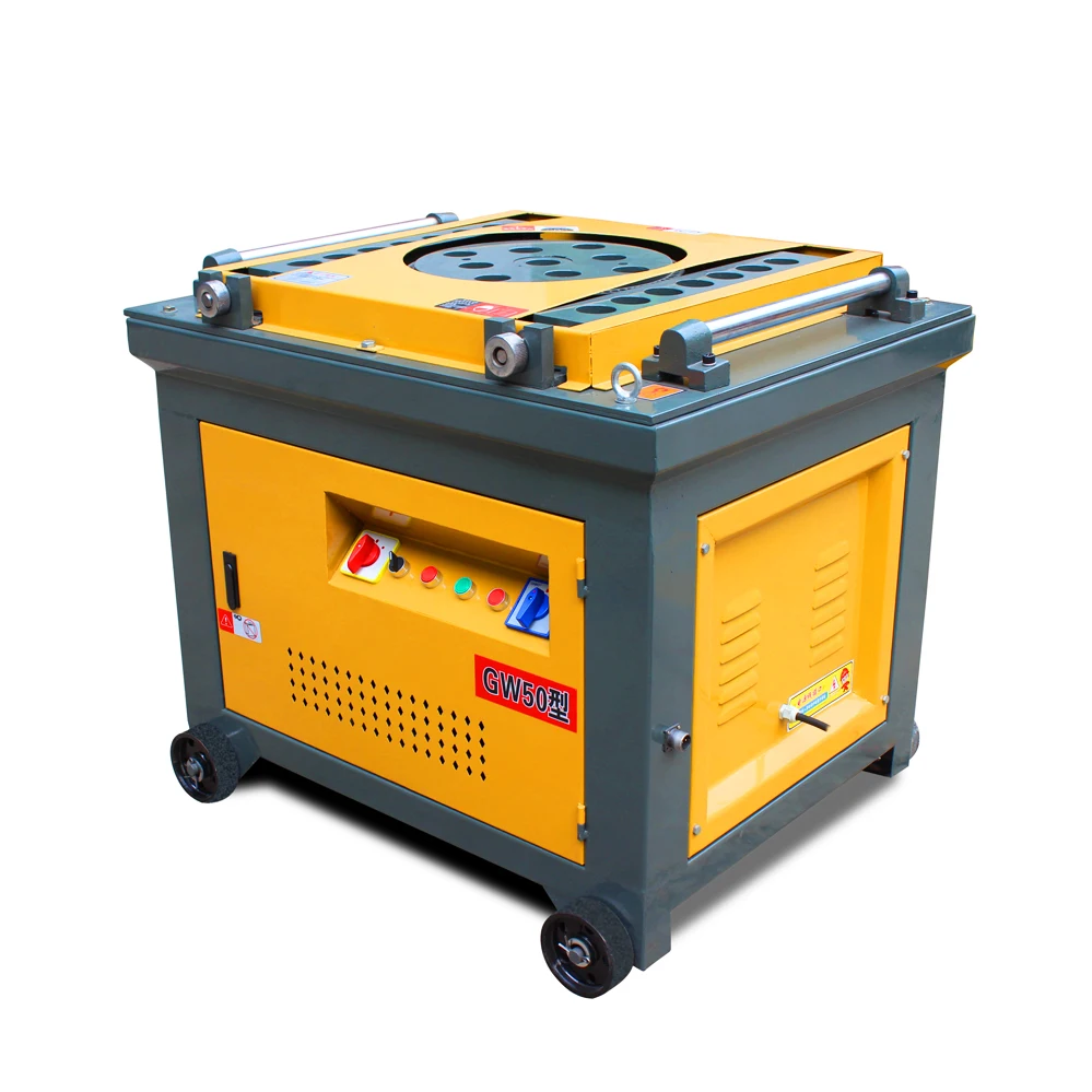 Construction Portable CNC 380V Gear Iron Rebar Hoop Stirrup Bender 5-50 mm Small Manual Steel Wire Bending Machine