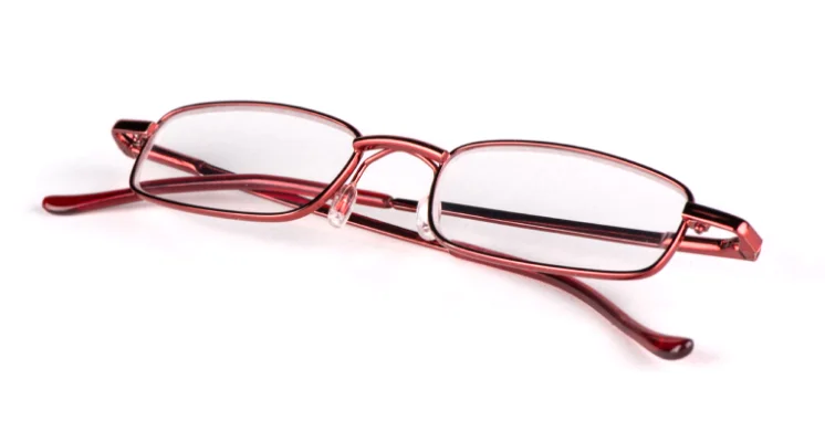 2024 high quality women men STOCK metal tube reading glasses slim with pen case