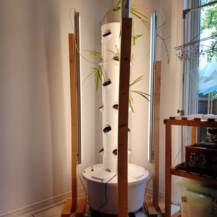 vertical farming hydroponic tower garden for home use