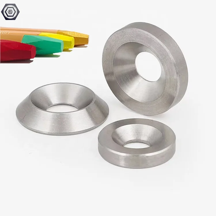 304 stainless steel tapered fisheye gasket parallel countersunk head gasket decorative washer countersunk hole gasket solid