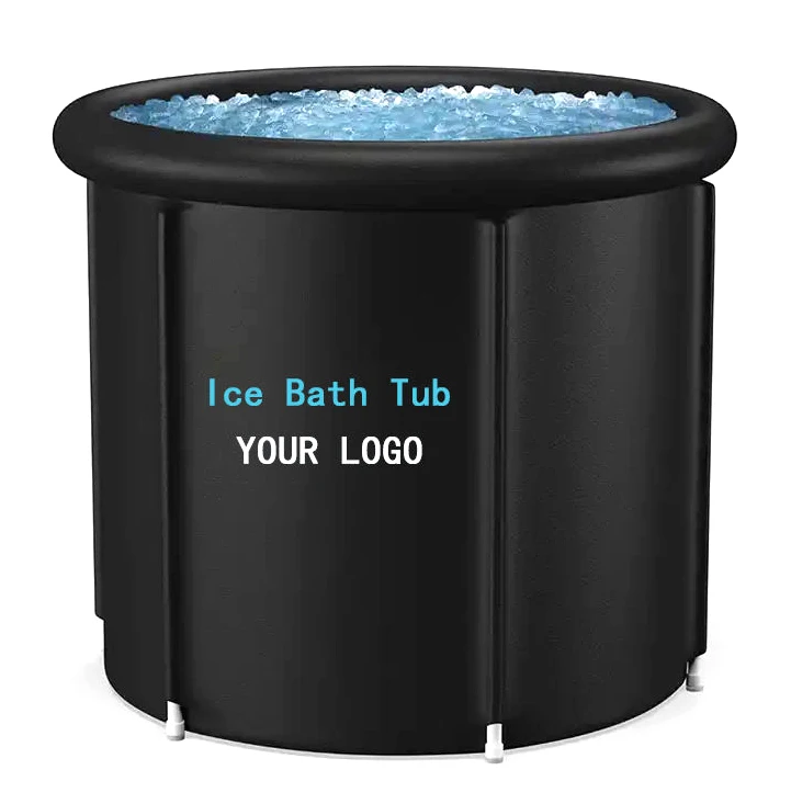 2024 Customized Size Inflatable Ice Bath Polyester Fabric Ice Bath Portable Ice Bath Tub For Sale