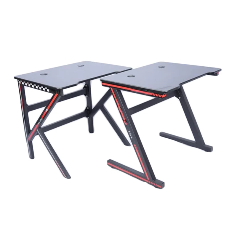 Amazon Hot Sale Gaming Table Computer Desk Z-Shape Racking Table PC Desk