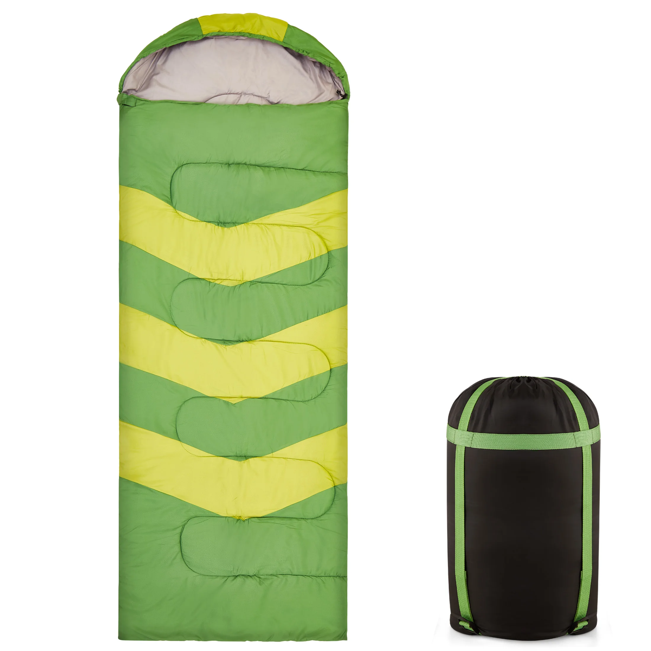 Indoor&Outdoor Sleeping Bag for Adults Camping Comfortable Cold Weather Sleeping Bag for Hiking Traveling Backpacking