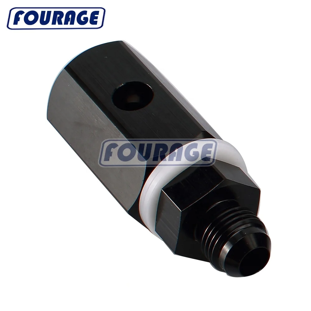 Lightweight 6061-T6 Billet Aluminum AN Male Flare Fuel Cell Roll Over Valve Rollover Valve Tank Mounted Fitting