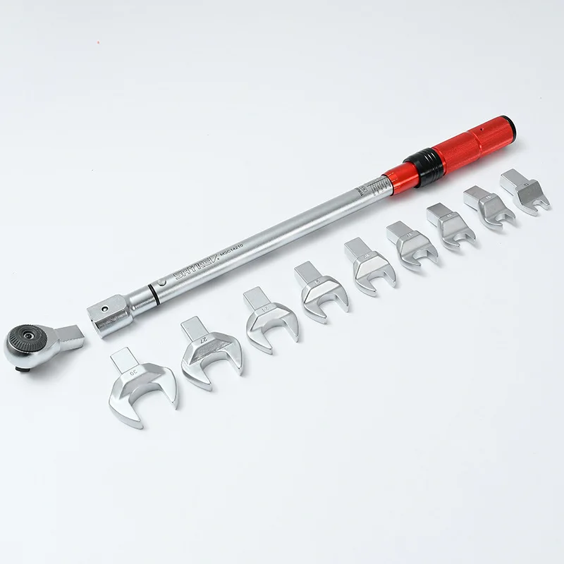 Mini mechanical torque wrench preset torque adjustable 3/8 range 10N.m-60N.m adapter