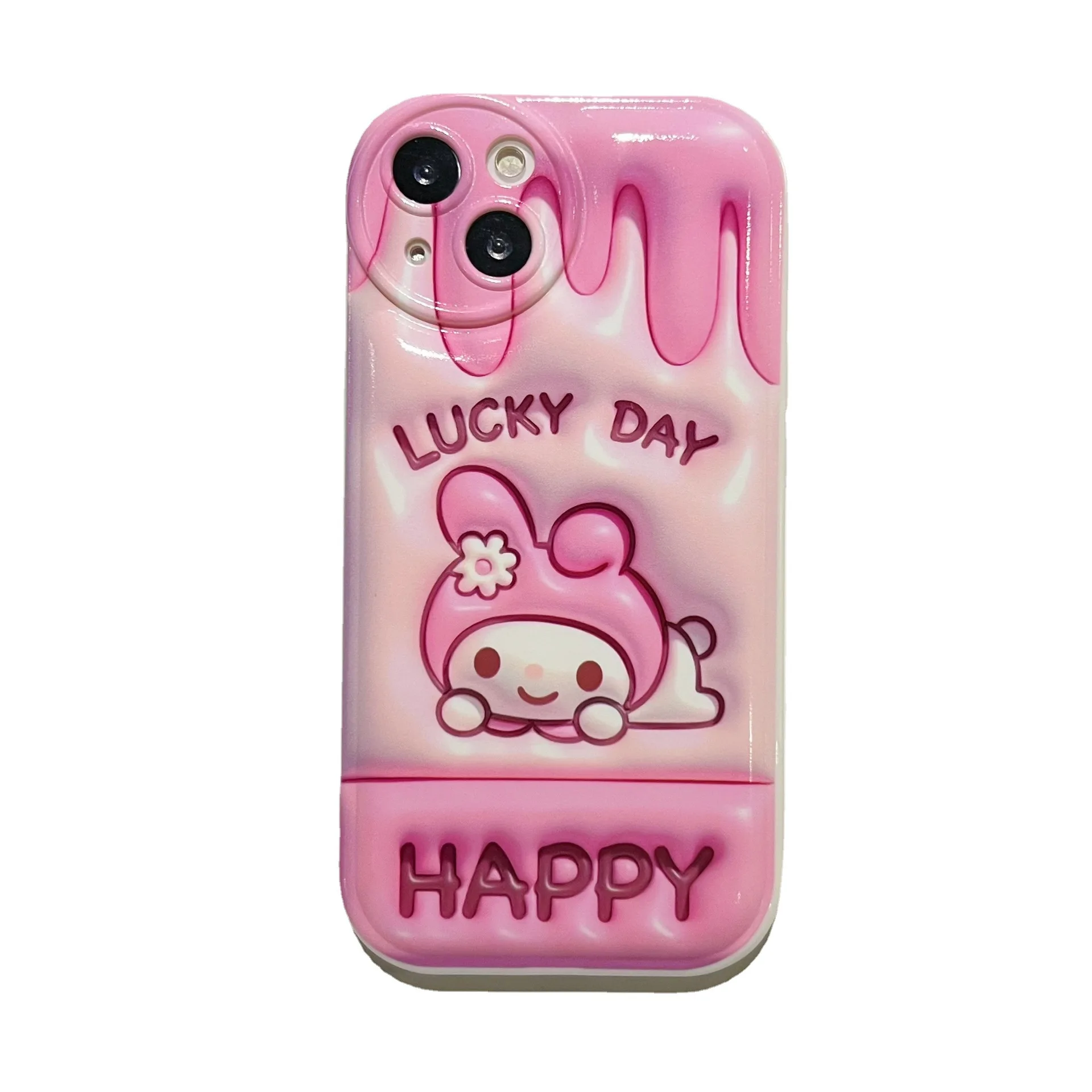 Internet celebrity cute cartoon animal bubble phone case New all-inclusive anti-fall phone case