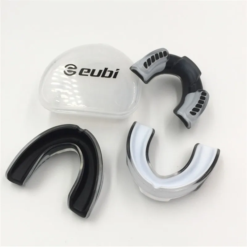 eubi Adult Mouthguard Teeth Protector EVA Mouth Guard For Boxing Sport Football Hockey Shields