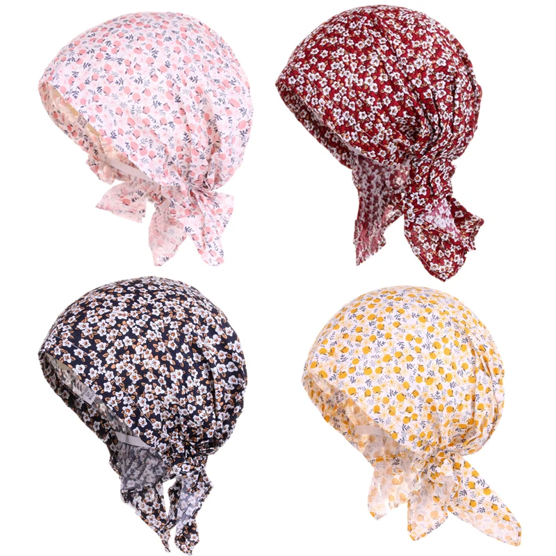 Pre Tied Chemo Head Scarf Beanie Skull Cover Cap for Women  Hair Loss Hat for Women  Headwear Bandana Sleep Hair Cover