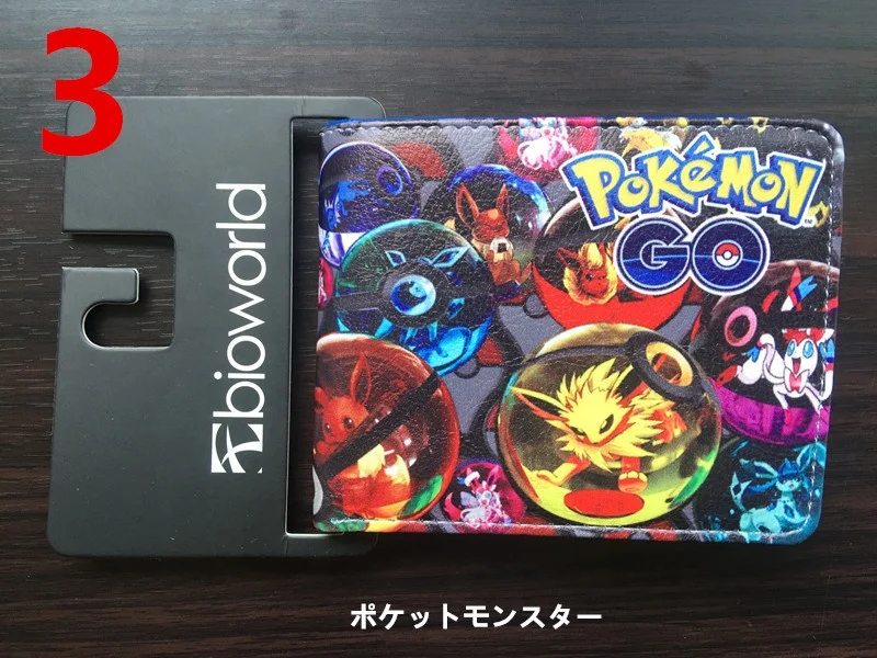 Factory Wholesale Popular Styles PVC Purse Games Anime Movie Wallets