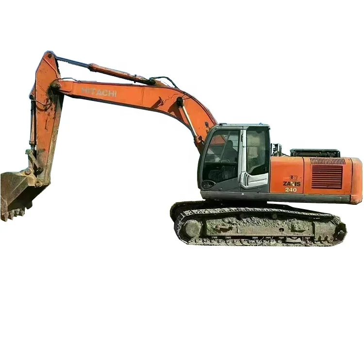 Cheap high flexibility construction equipment red medium track excavator Hitachi zx240 engineering tool