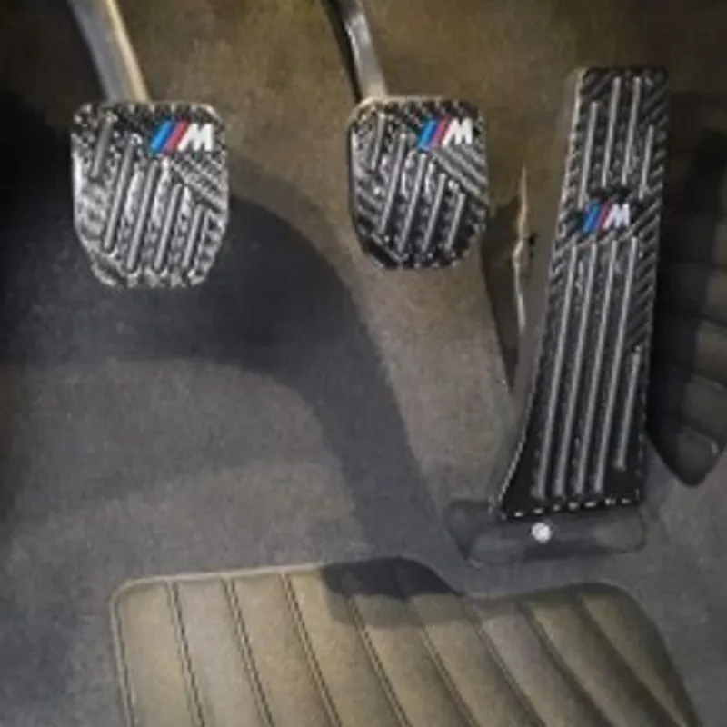 Car Accelerate Brake Pedal Real Carbon Fiber For BMW 1 3 4 5 6 7 Series G20 G22  G26 G30 G32 G05 G01 G02 G05 G07 G29 G11 G14