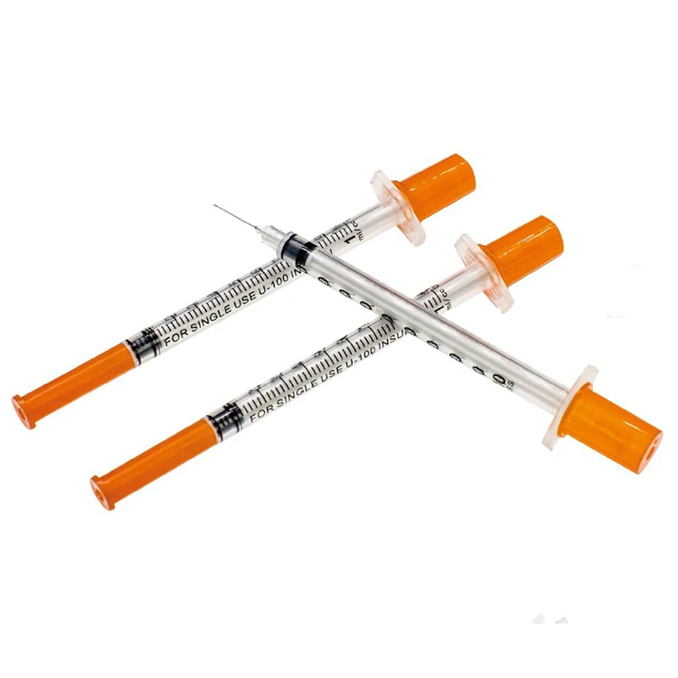 Hot selling Model Customizable U100 U40 Disposable insulin syringe for Hospital and Reselling