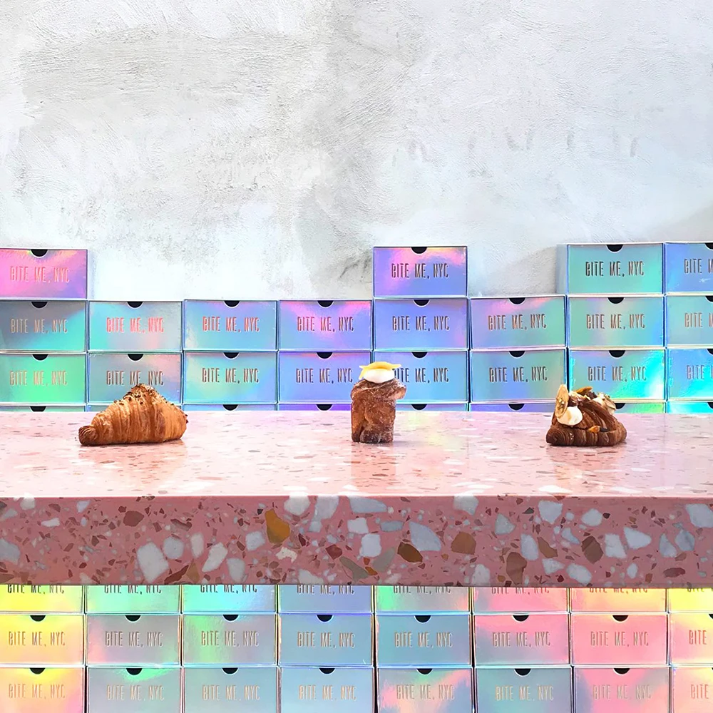 Custom Sliding Slide Paper Cardboard Holographic Drawer Box Packaging Drawer Gift Holographic Paper Box with Puller Open