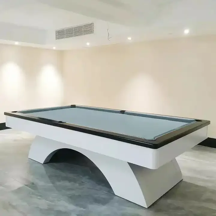 Hot Sales Modern Luxury Style Solid Wood and Slate Bed 8FT 9FT Pool Billiard Tables for Indoor Game