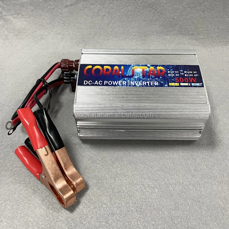  Export 500W car battery inverter 12V to 220V power