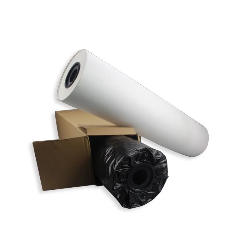 Guangzhou Qijun 50gsm 80gsm 100gsm roll dye sublimation paper high quality sublimation paper for clothes sofa cover hat