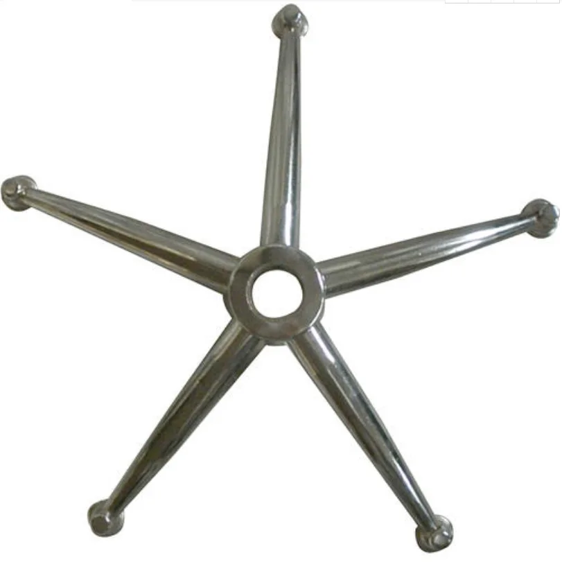 aluminium die casting 5-star chair base/ die cast aluminium chair base a380 die casting