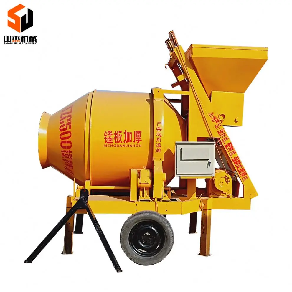 mini mobile concrete mixer truck model with self loading from china