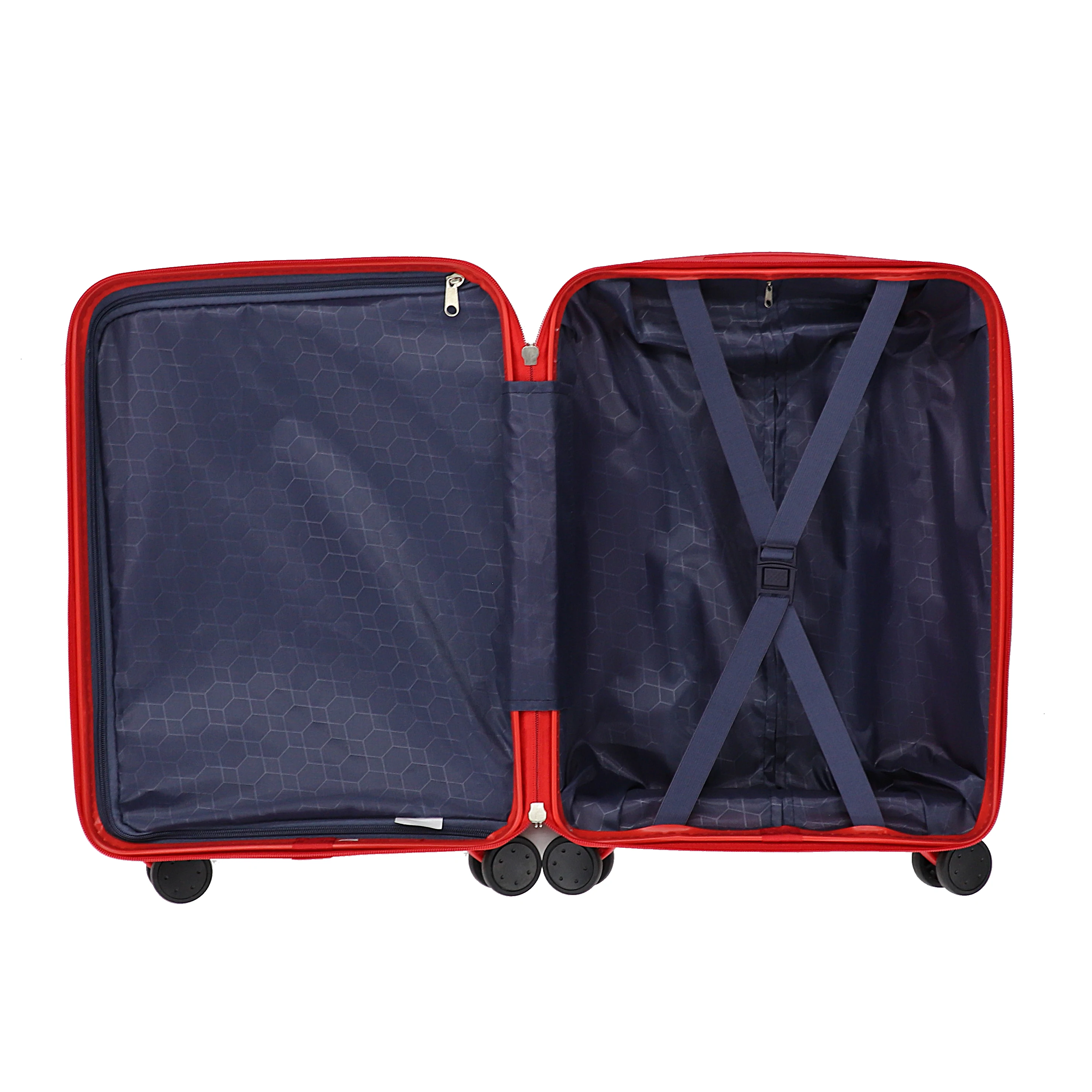 wholesale travel polypropylene trolley luggage set PP riding luggage cabin suitcase Koffer Hard Shell suitcase