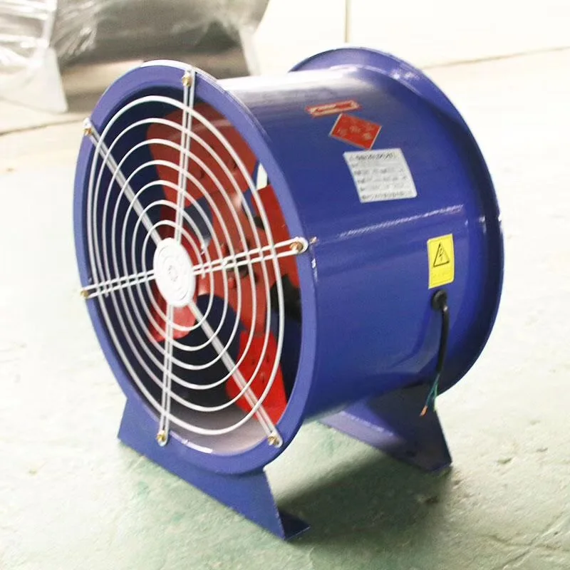 High Temperature Proof  Explosion Proof Metal Axial Flow Fan 380V  For Industrial Ventilation
