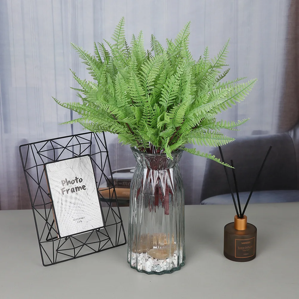 Plastic Scene Green Decorative Plants Multiple Styles Coral Pitaya Artificial Decoration Grass