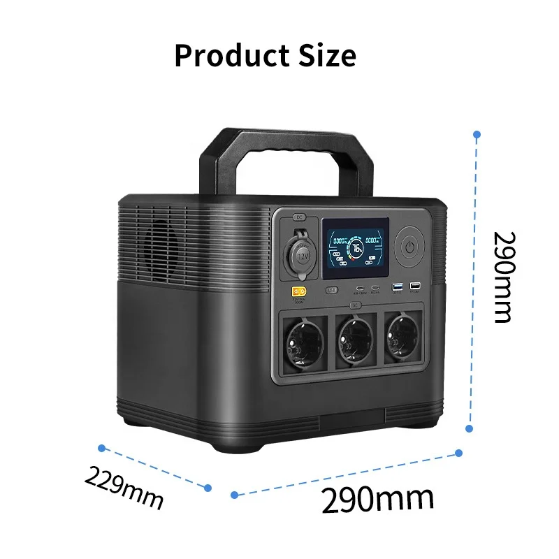 1200W capacity outdoor home vehicle-mounted solar battery energy storage mobile emergency station portable power supply