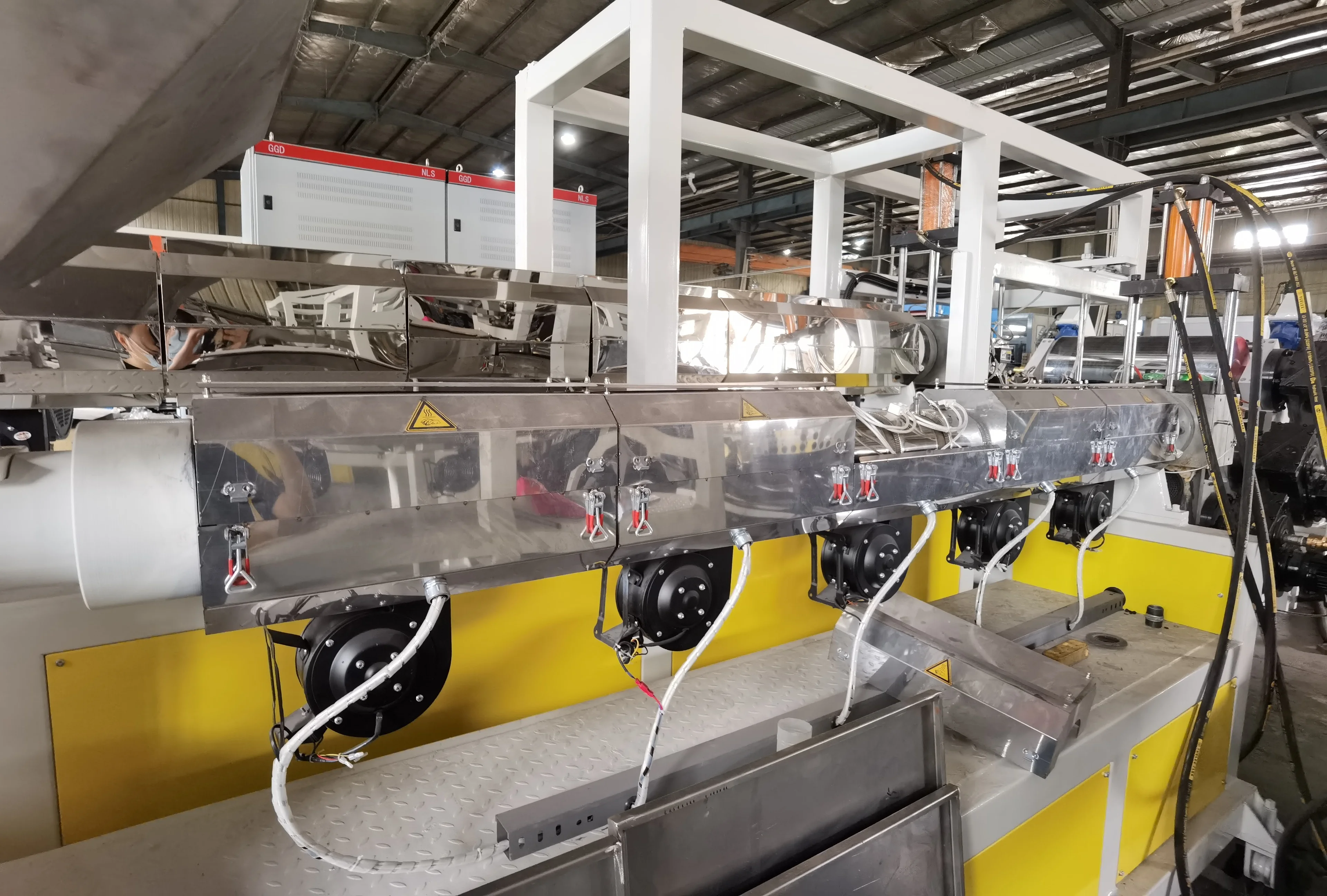 Mini twin screw multi-layer pla plastic filter sheet mini extruder machine pvc production line