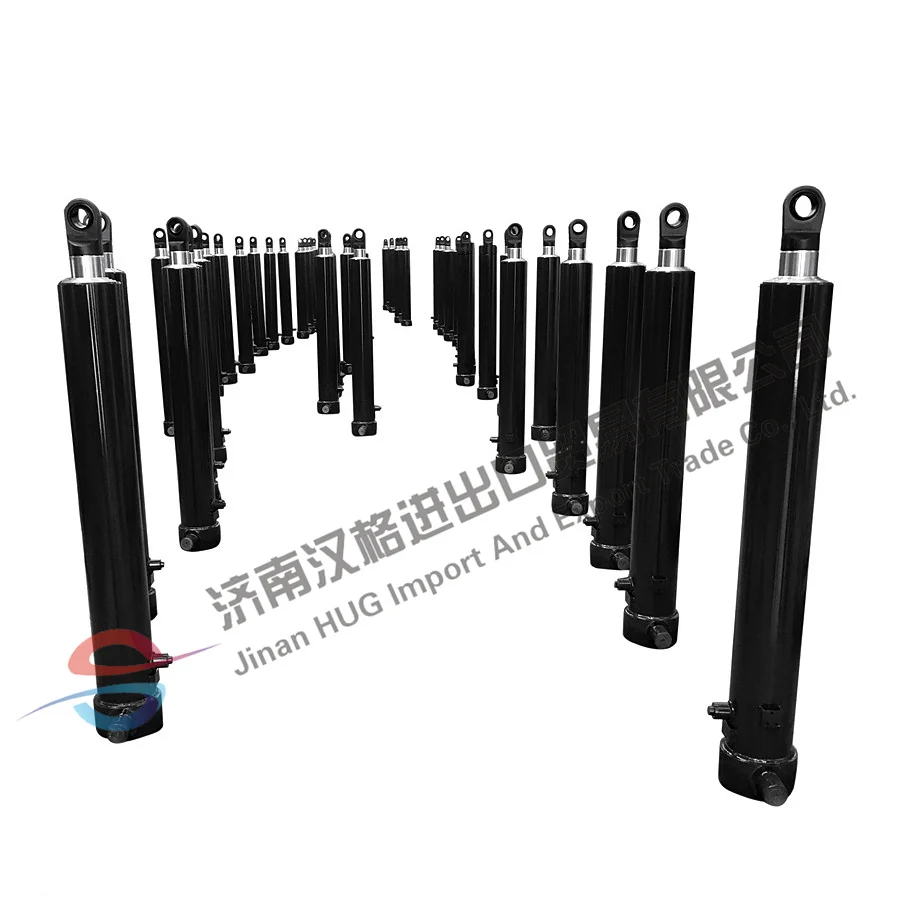 CE certified front mounted multistage hydraulic cylinder hydraulic lift and pump for dump truck