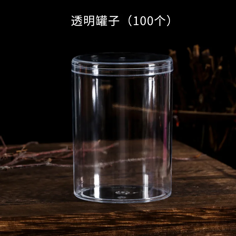 183 ML 100PCS/CTN Custom reusable bakery biscuit containers round plastic jar bottle for biscuits