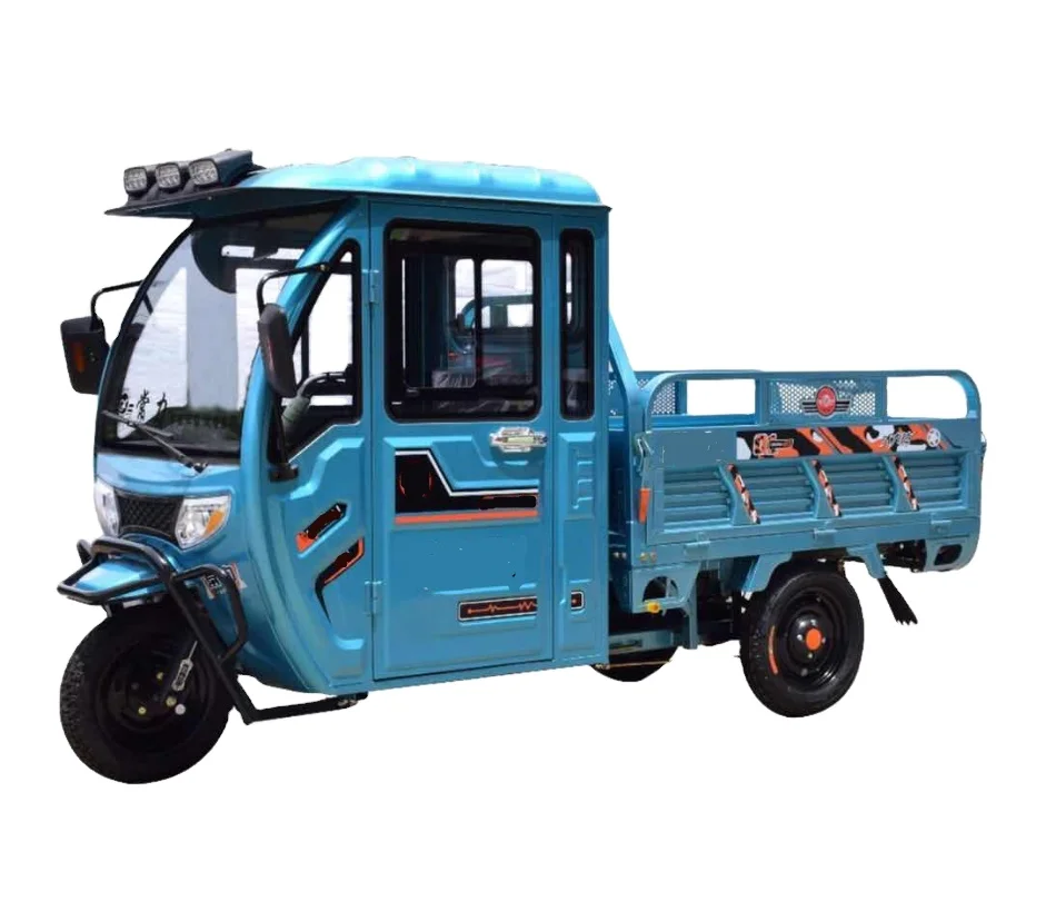 Wholesale Enclosed Cabin 2 Seat Large Capacity Truck Electric Cargo Truck