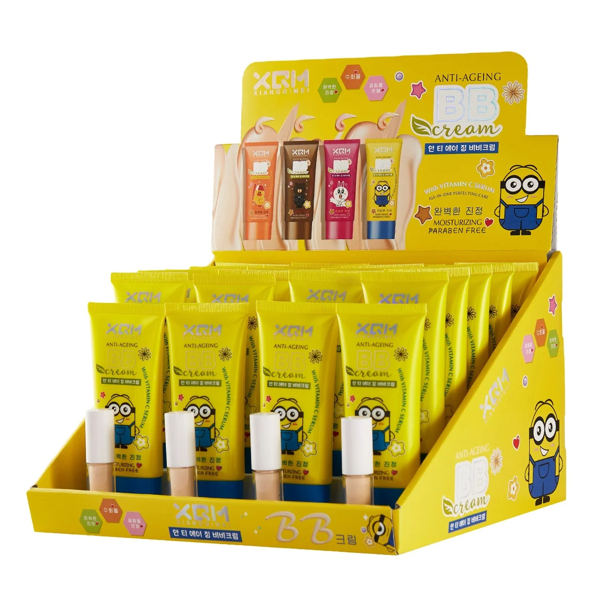 Hot Minions cover large pores concealer smooth moisturizing and whitening BB cream