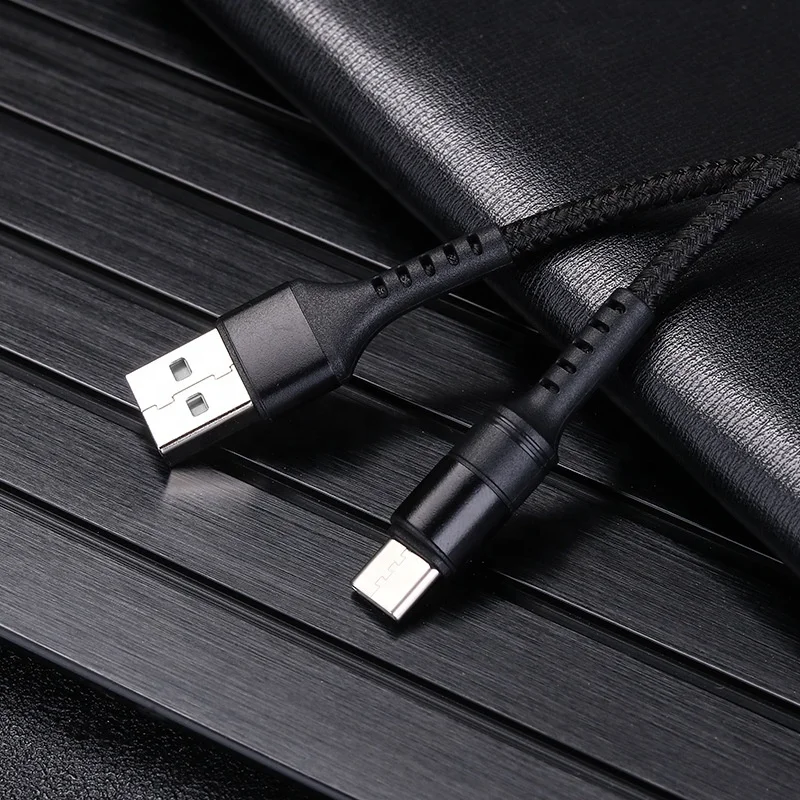 
Nylon Braided 5AMP Type-C Fast Charging Data Cable 