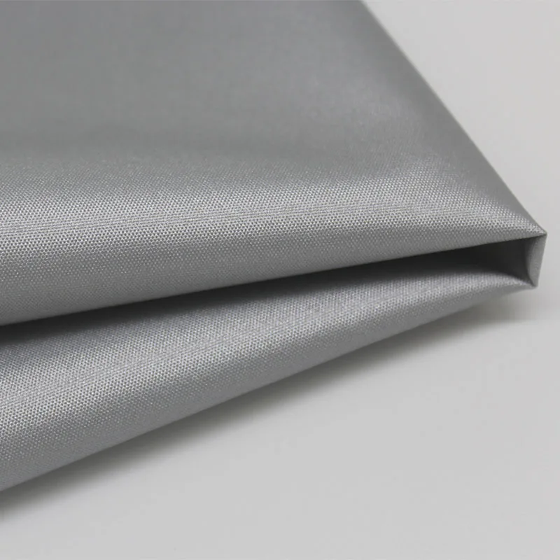 CHINA wholesale 150D polyester silver coated  waterproof car tarpaulin truck cover curtain  fabric