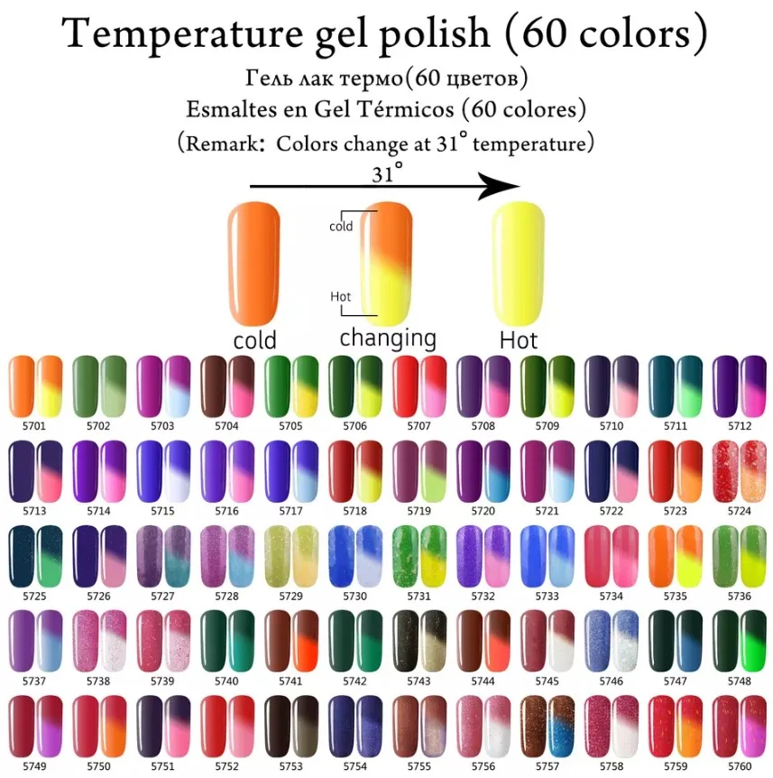 Yanling 2023 Natural Nontoxic UV Gel Supplier Glitter Color Changing Gel Nails Private Label Oem