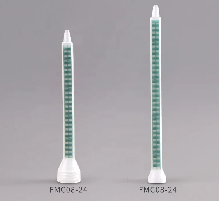 MB8.7-24 Disposable Static Mixer Tip Quadro Adhesive Mixer screw connection used with 200 ml to 1500 ml cartridges