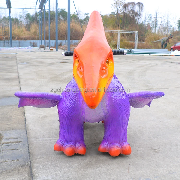 indoor kids park game trackless animal ride Pterosaur Dino Scooter dinosaur robot scooters car