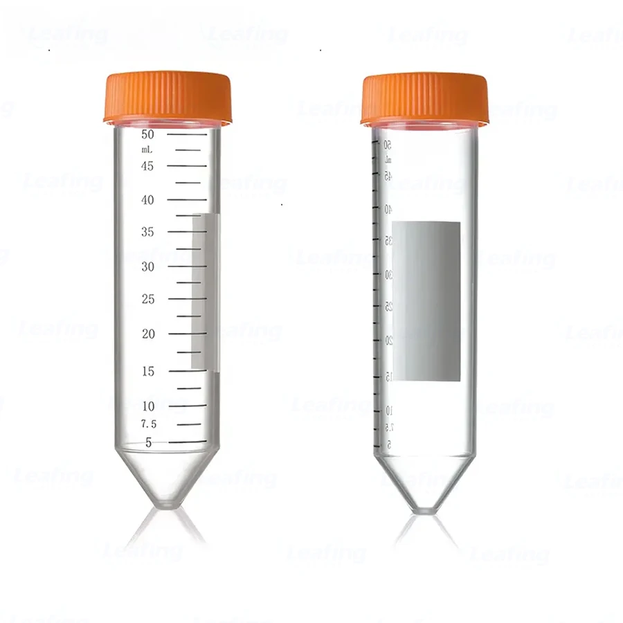 Laboratory chemical supplies blood collection tube transparent sterile centrifuge tube 50ml