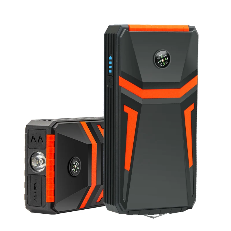 12000mAh 12V Car Jump Starter Emergency Power Bank Supply Jumper Cable Car Battery Charger Car Jumper Battery Jump Start