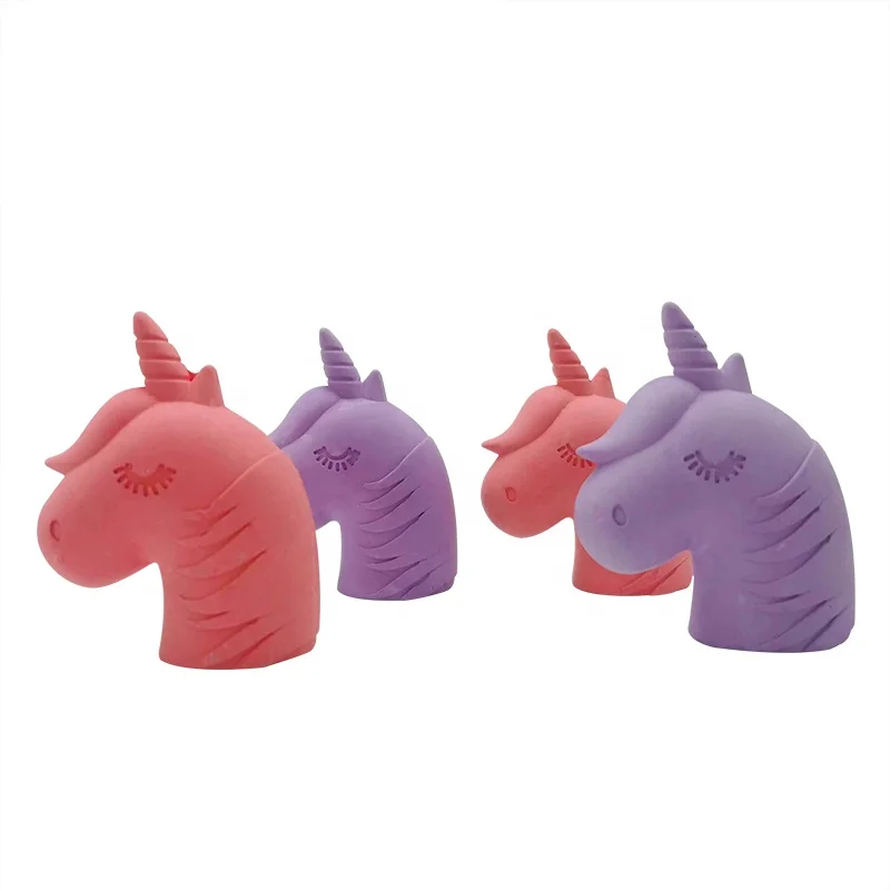 unicorn  shapes educational chalk no toxic school dustless chalk set  for kids
