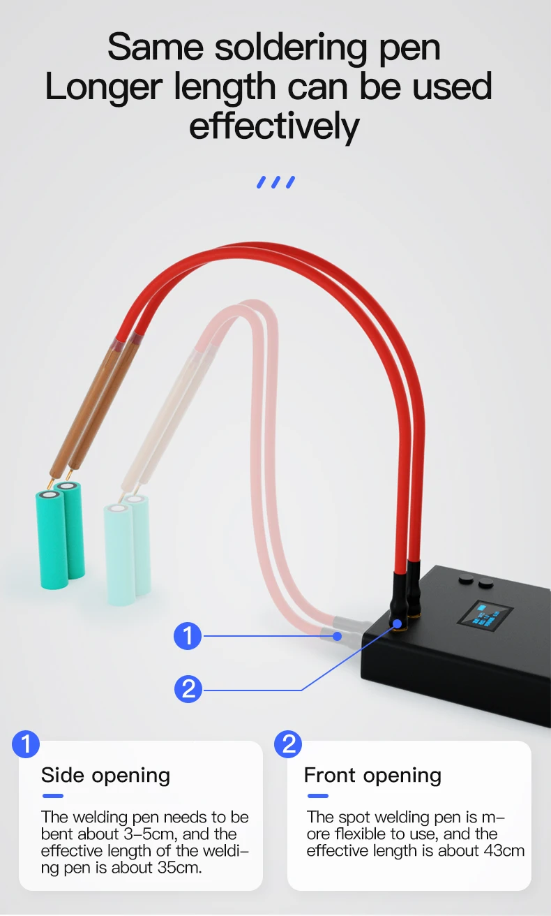 Portable 6 Gears Adjustable Mini Spot Welding Machine 7500mAh 18650 Battery DIY Spot Welding Tool Kit Rechargeable Spot Welder