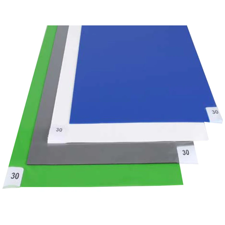 60X90cm blue cheap cleanroom cleaning dust sticky stickiness mat for shoe