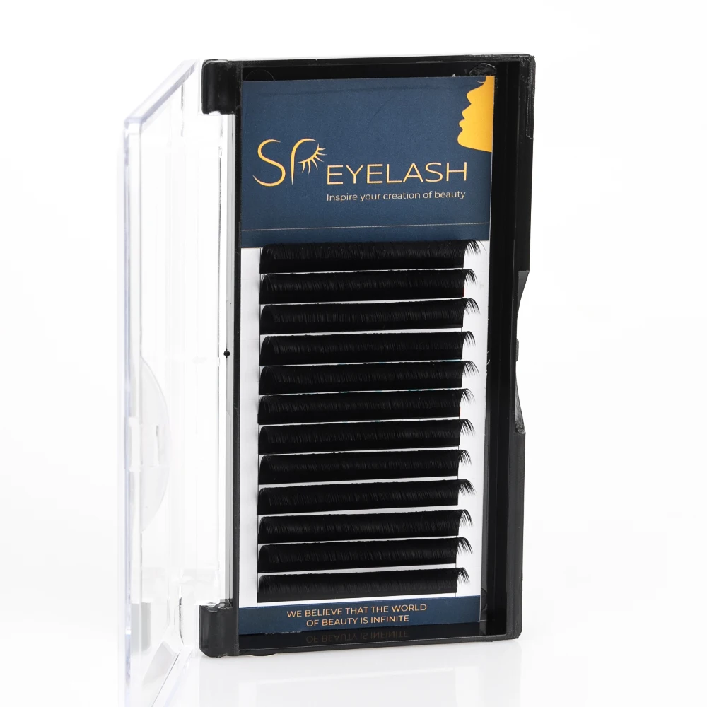 Korean PBT Custom Private Label Faux Mink Individual Lashes Supplies Lash Trays Volume Classic Cashmere Eyelash Extension
