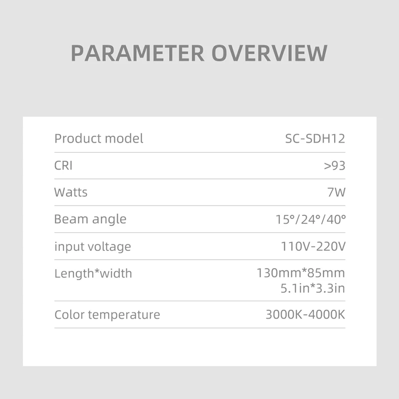 Горячая Распродажа SCON Новый светодиодный Встроенный коммерческий бытовой антибликовый прожектор
