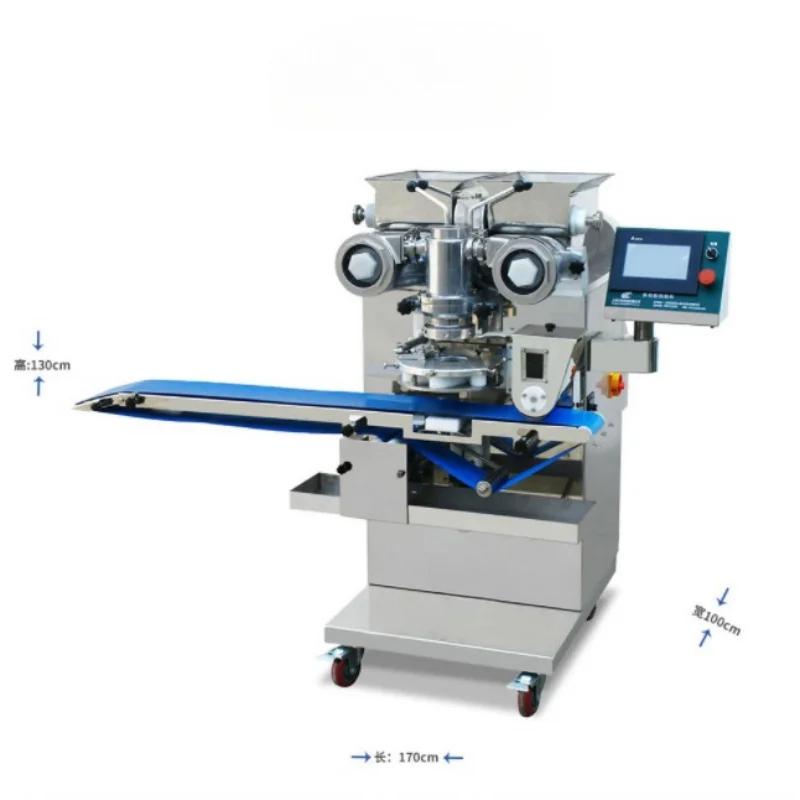 Snack Machine Automatic Cookies Making Encrusting Machine Hard Soft Cookies Maker Lebanese Date Cookie Forming Machine