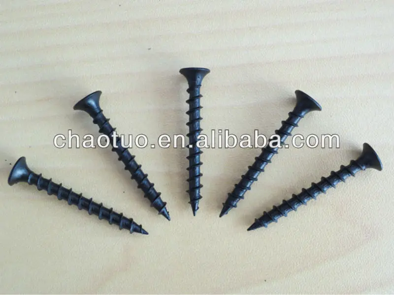 Factory supply!Yellow / white Zinc Countersunk Head DIN7505 Harden MDF furniture Chipboard Screw For Wood