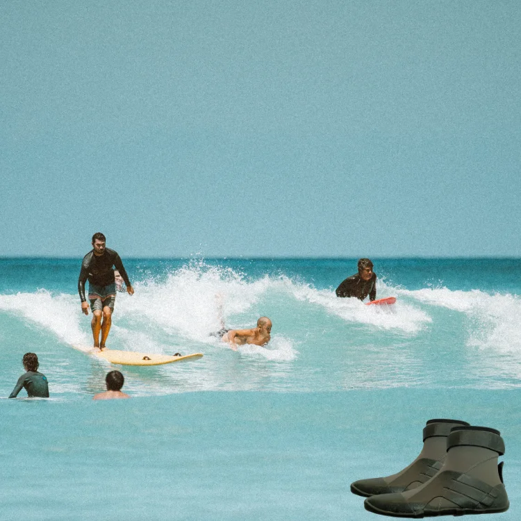 3MM neoprene Fishing Rubber Sole Boots Wading Boots for fishing hunting surf neoprene boots