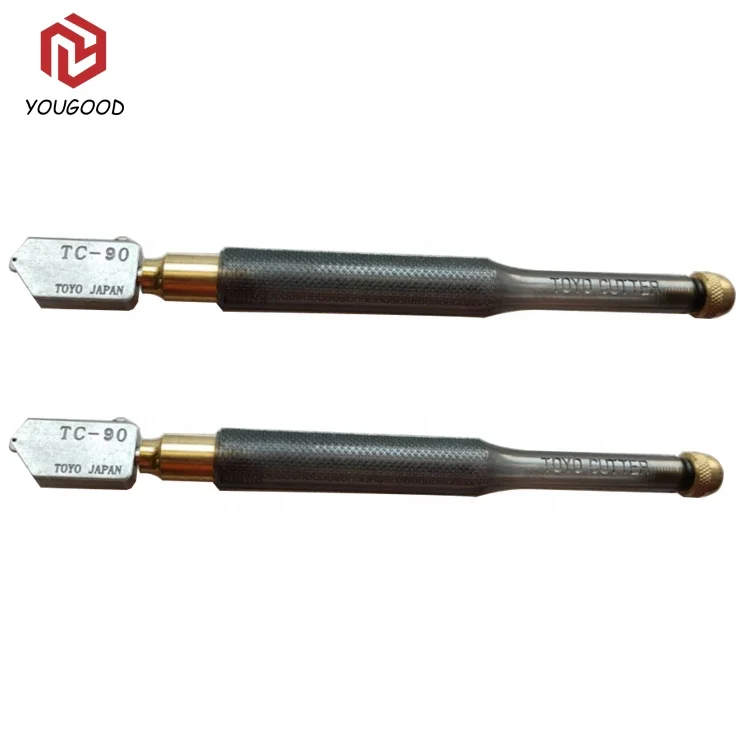 
High processing precision tungsten steel blade industrial Chinatoyo tc-90 oil feed diamond glass hand cutter 