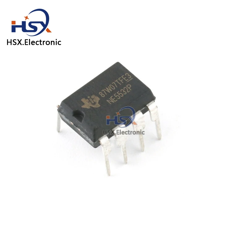 Новый оригинальный NE5532P DIP-8 с низким уровнем шума чип двойного операционного